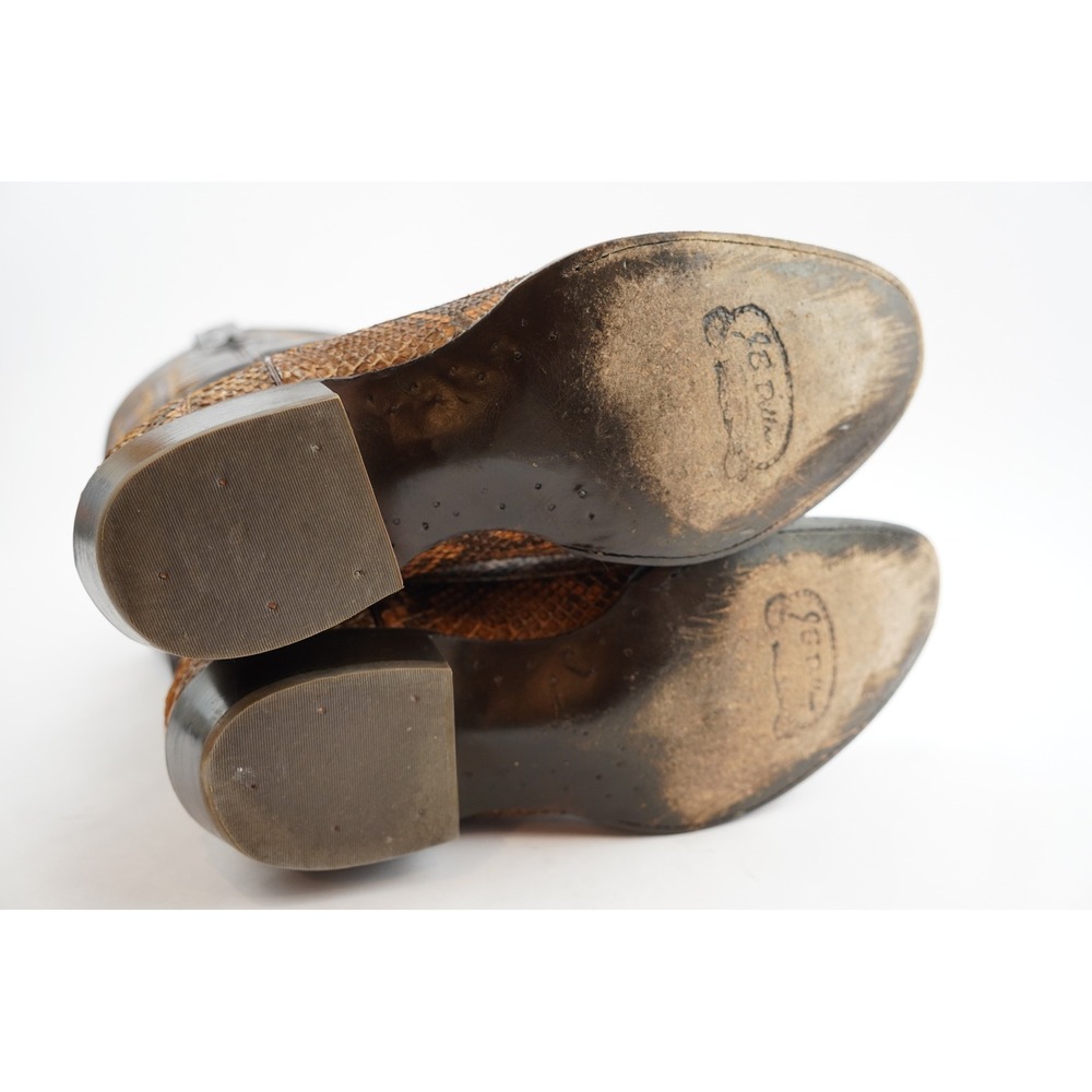 J.B. Dillon Reserve JBR1003 Brown Python Cowboy B… - image 11